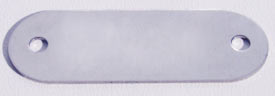 Industrial Blank, Oblong, 45x15mm, Stainless-Steel