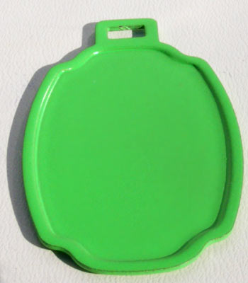 Engraveable Barrel, 30x54 mm, Neon Green, Stainless-Steel