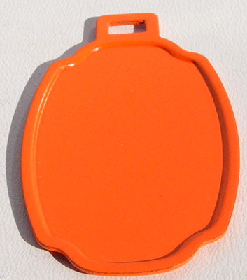 Engraveable Barrel, 30x54 mm, Neon Orange Stainless-Steel