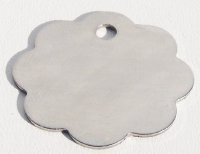 Engraveable Clover, 27x27mm, Shiny Stainless-Steel