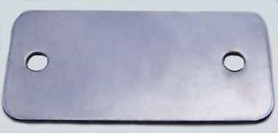 Industrial Blank, Oblong, 38x38 mm, Stainless-Steel