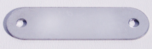 Industrial Blank, Oblong, 45x12 mm, Stainless-Steel