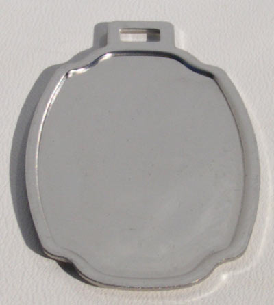 Engraveable Barrel, 53x30 mm, Shiny Stainless-Steel