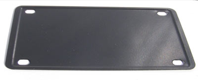 Engraveable Bike Plate, Matte Black, Stainless-Steel