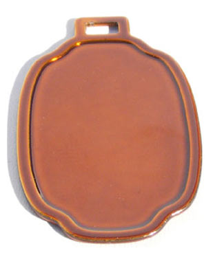 Engraveable Barrel, 30x54 mm, Transparent Copper Color, Stainless-Steel