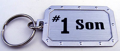 Key-Chain Assortment, Men in our Lives, Stainless-Steel