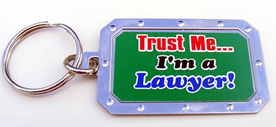 Key-Chain Assortment, Attitude Humor, Stainless-Steel