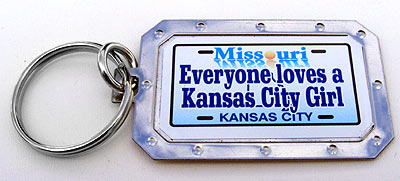 Key-Chain Assortment, Plate Pride, Stainless-Steel