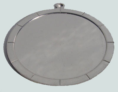 Engraveable Circle, 49x49 mm, Shiny Stainless-Steel
