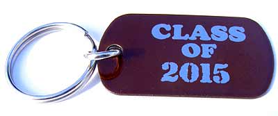 Key-Chain Assortment, Engraved, Class Of, etc, Stainless-Steel