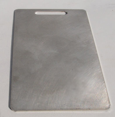 Luggage/Golf Bag Tag, Large, 56x102 mm, Stainless-Steel