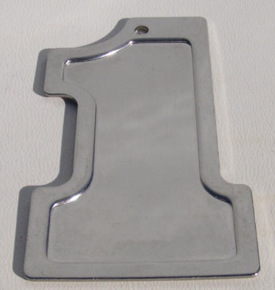 Engraveable #1, 30x62 mm, Shiny Stainless-Steel